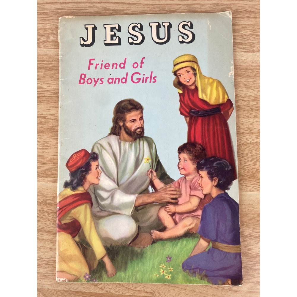 Vintage 1965 Jesus‎ Friend of Boys and Girls Allegra McBirney Zondervan Book